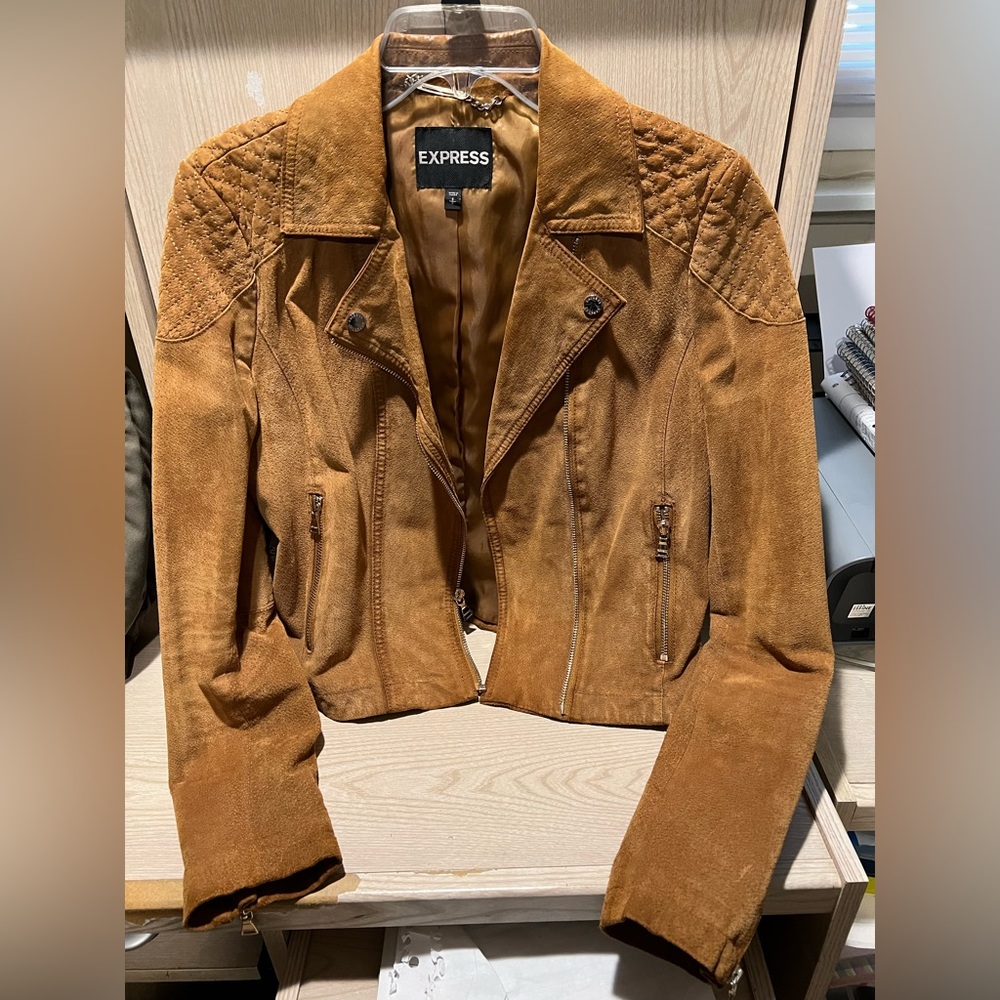 Express Tan Suede Jacket